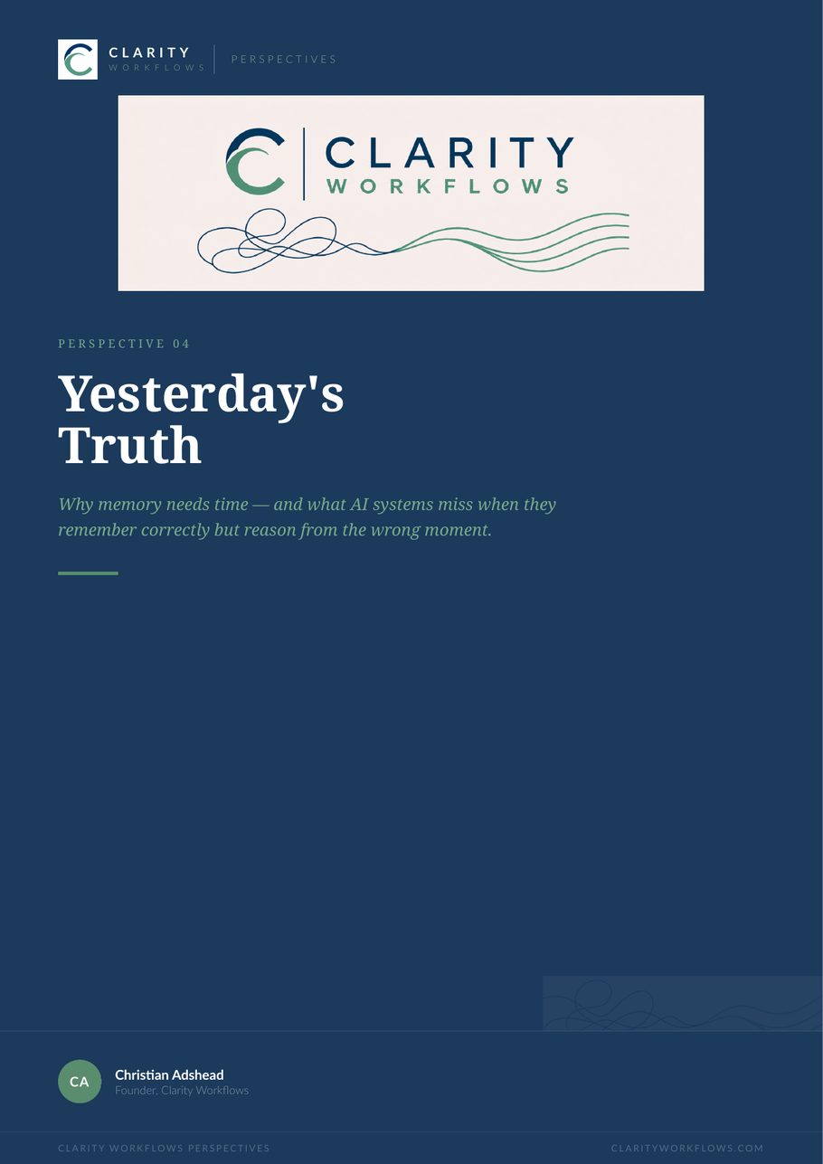 Cover of Perspective 04: Yesterday's Truth